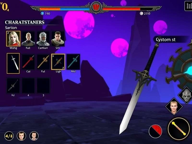 Saffron Swordsmaster Game Screenshot
